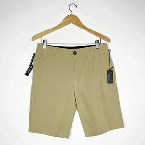 Nitrous Black Stretch Hybrid Performance Shorts Size 29 Khaki Tilly’s NWT